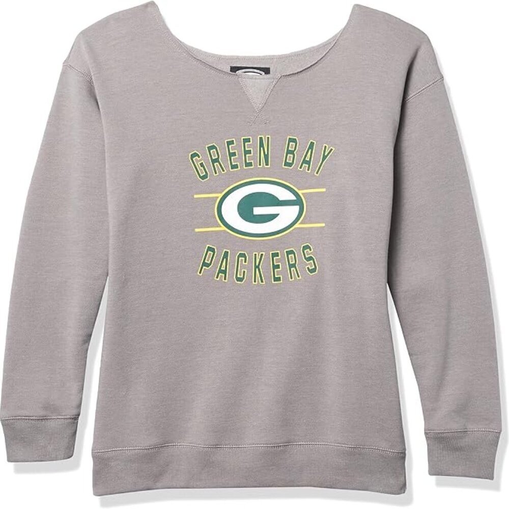 🏈Green Bay Packers🏈 scoop neck fleece sweater - like new - Picture 6 of 8